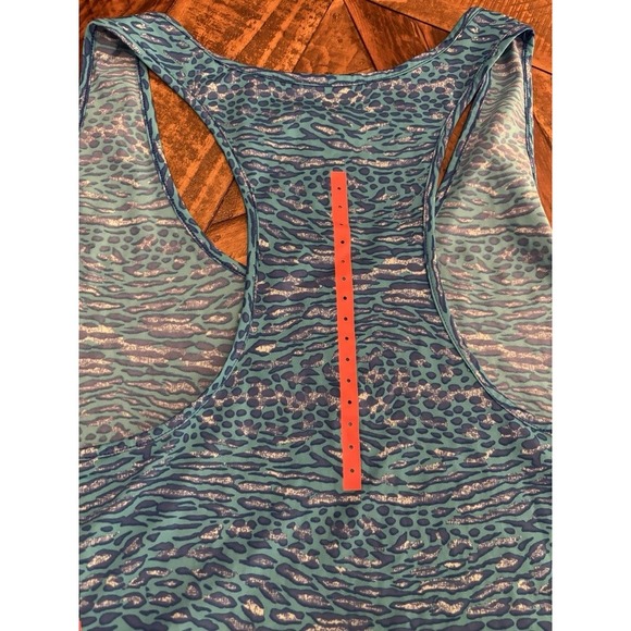 Nike Dri-FIT Tank Top Racerback‎ Animal Print Athletic Sleeveless Large - Picture 9 of 9